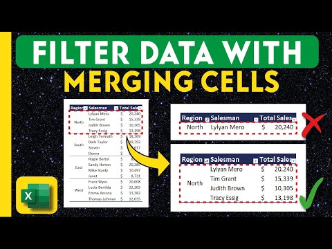 Советы по Excel: невозможно отфильтровать данные после слияния ячеек? Тогда попробуйте эти советы!