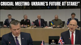 U.S. Defense Secretary Pete Hegseth delivers powerful opening remarks at a crucial Ukraine defense