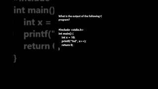 C 💻⌨ #youtubeshorts #technology #c #coding #java #python #sql #csharp #ai #javascript #mcq #css #usb