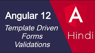 Angular 12 tutorial in Hindi #36 Template driven form Validations