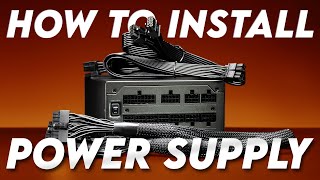 How to install a power supply - EASY step-by-step instructions