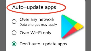 How To Fix Auto Update Not Working in Play Store