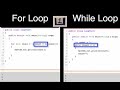 cs awesome 4.2 while loops vs for loops in java