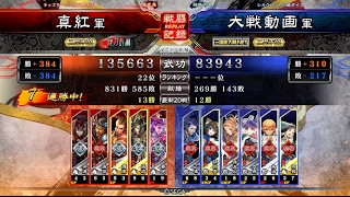 【三国志大戦】5枚神速vs周姫麻痺矢号令