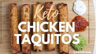 KETO TAQUITOS | BUDGET KETO FOOD | Easy Keto Recipe using Rotisserie Chicken | PART 2