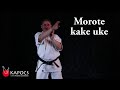 karate kyokushin morote kake uke kapocs sportprogram