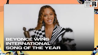 Beyoncé's 'BREAK MY SOUL' wins International Song of the Year | The BRIT Awards 2023