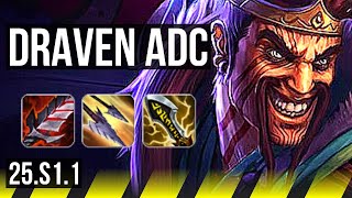 DRAVEN & Blitzcrank vs JHIN & Elise (ADC) | 14/0/4, Legendary | NA Master | 25.S1.1