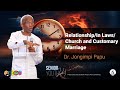 SAU Youth Congress ||Dr Papu - Relationship inlaws/Church & Customary Marriage