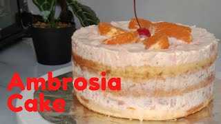 Ambrosia Salad Cake || How to Make