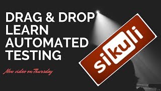 Drag & drop in Sikuli X - Automated Testing Tutorial