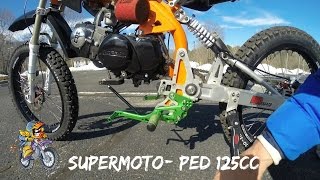 motoped pro 125cc 2016 update  motocross moose racing wheels