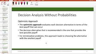 24 Decision Analysis Chapter 15 (15.1-15.4)