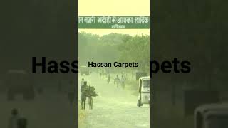 Hassan Carpets manufacturers by Hand woven work Bhadohi Carpet City, #carpet #art - #short\