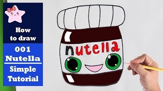 Kawaii Nutella How To Draw | Beginners Drawing Tutorial