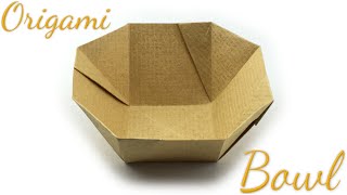 Simple Origami Bowl Tutorial (Hyo Ahn)
