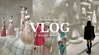 vlog | Christian Dior🪞夢のクチュリエ展💫素敵なコレクションに大感動𓂃𓈒𓏸