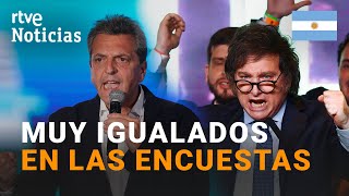 ELECCIONES ARGENTINA: ¿MILEI O MASSA? ¿Quién GANARÁ la SEGUNDA VUELTA de las PRESIDENCIALES? |  RTVE
