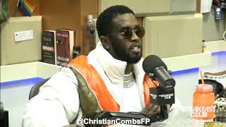 Diddy makes it clear Christian King Combs grinds on his own, on The Breakfast Club Interview!