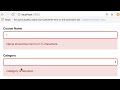 Angular | Beginner to Pro #96 - Exercise Create Course Form [By Mosh Hamedani]