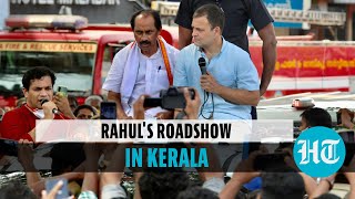 'Still a dream...': Rahul Gandhi's roadshow in Kerala, jobs pitch ahead of polls