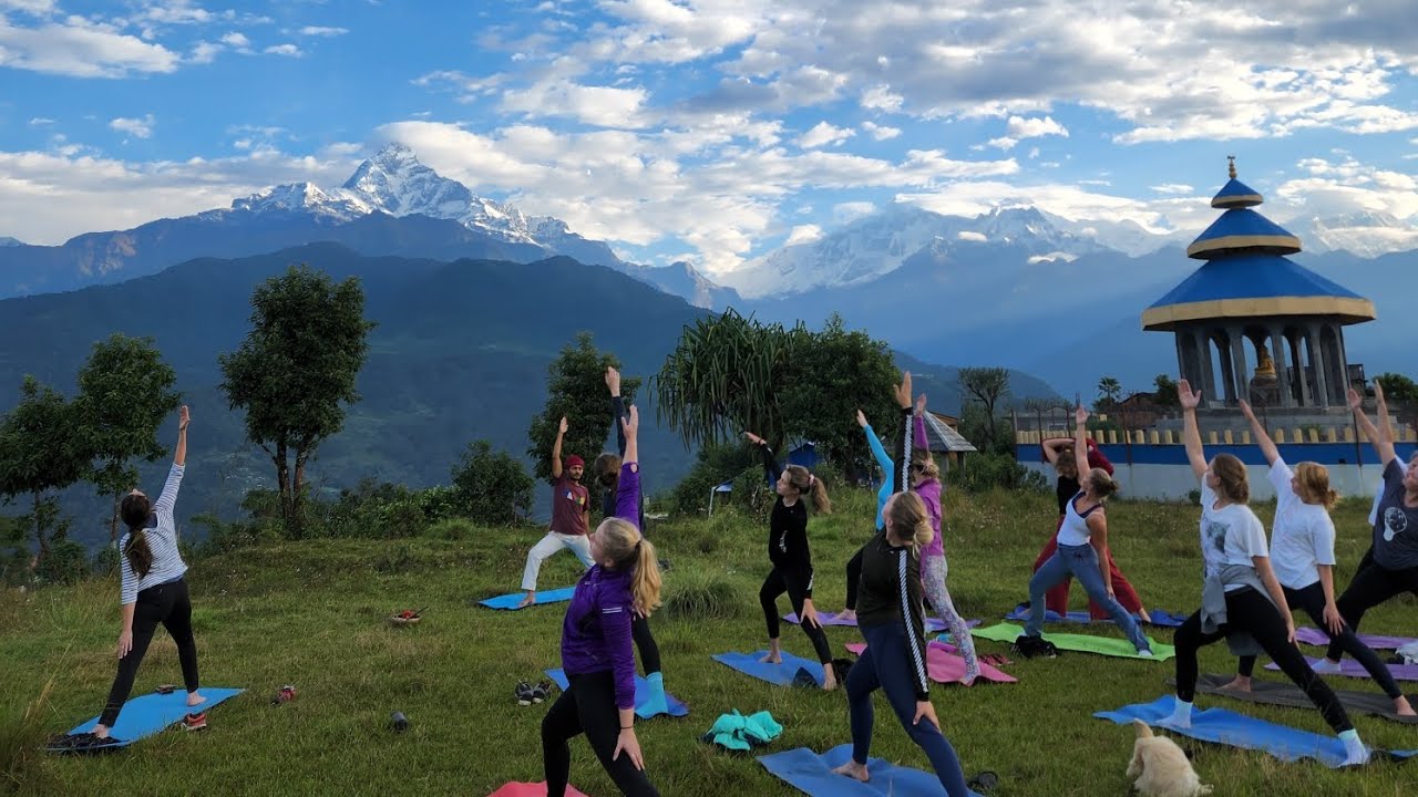 Madan Yoga- Yoga Retreat In Pokhara, Nepal - YouTube