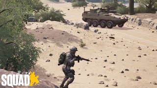 THE MOST CHAOTIC MECHANIZED INFANTRY FIGHTING IN SQUAD | Eye in the Sky Squad 100 Player Gameplay