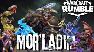 Warcraft Rumble Missions : Mor’Ladim ( Mythic Level 33-32 ) with all Families | No Split Leaders