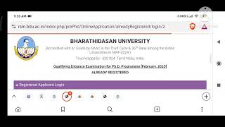 BDU Bharathidasan University!!