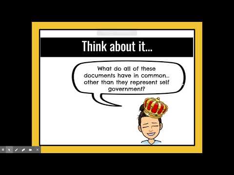 Which document is an example of self government?