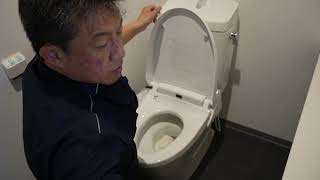 【トイレ掃除】　さくら井電機　汚いトイレはダメっ！　トイレはきれいに！　なれれば数分です