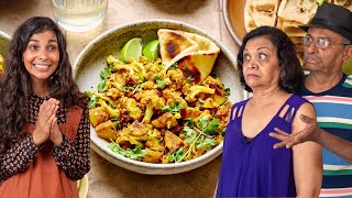 I tried making Aloo Gobi for my Indian parents