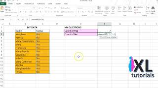 How Do I Count Yes And No In Excel
