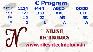C Program Pattern Part 4