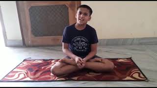 Dharansh Singhal ( Y0115S) | Aadi Yoga Kids Contest 2021| 7th International Yoga Day |online Yoga