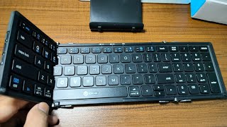 Review Folding Portable Wireless Keyboard iClever BK09