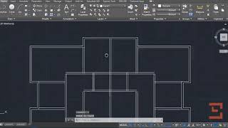 How to draw wall thickness in Autocad ⁦🏠