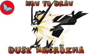 How To Draw Pokemon - Dusk Necrozma | Drawing Animals