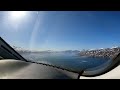 4k honda jet departure from narsarsuaq greenland uak bgbw