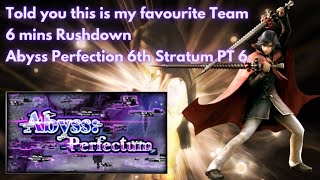 New Fav Team Rushdown | 6 mins Zombie Run | Abyss Perfectum 6th Stratum PT 6 [DFFOO GL - Vol#264]