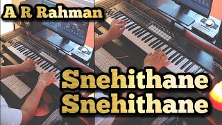 Snehithane Snehithane Piano Cover | Alaipayuthey | A.R. Rahman | Chupke Se | Saathiya