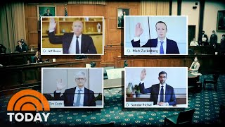 4 Top Tech CEOs Grilled By Lawmakers About Business Practices And Censorship | TODAY