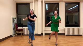 Swing Dance with Nathan & Gaby: Class Recap (solo jazz)