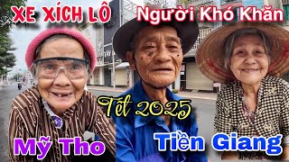 Xe Xích Lô Và Người Lớn Tuổi Khó Khăn Ở Mỹ Tho Tiền Giang Nhận Quà Tết 2025 Mỹ Úc| Khương Nhựt Minh