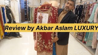 AKBAR ASLAM LUXURY COLLECTION BEAUTIFUL UNSTICH FABRIC  STORE BY TRADITIONS by saleem fabrics