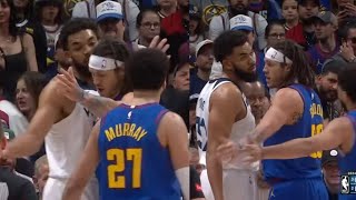 AARON GORDAN GOT INTO KAT'S HEAD & DOES A FLOPPING MOTION ON HIM! THEN PUSHED BY MURRAY!