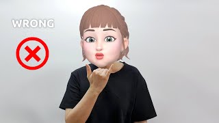 American Sign Language (ASL) Lesson: Wrong