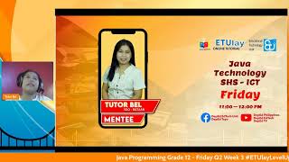 Java Programming Grade 12 - Friday Q2 Week 3 #ETUlayLevelUp #Quarter2