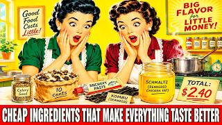 20 Forgotten Ingredients That Cost Almost Nothing and Made Everything Taste Better