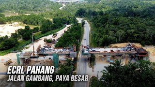 ECRL Pahang: Jalan Gambang, Paya Besar | Progres Kerja Terkini ECRL Pahang - Laluan Rel Pantai Timur